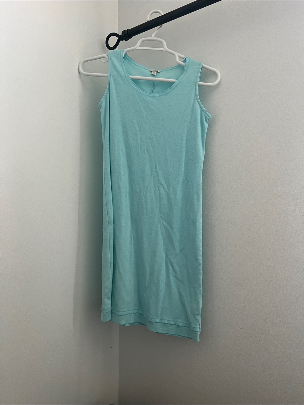 J. Jill Sleeveless Tank Dress - Aqua Blue